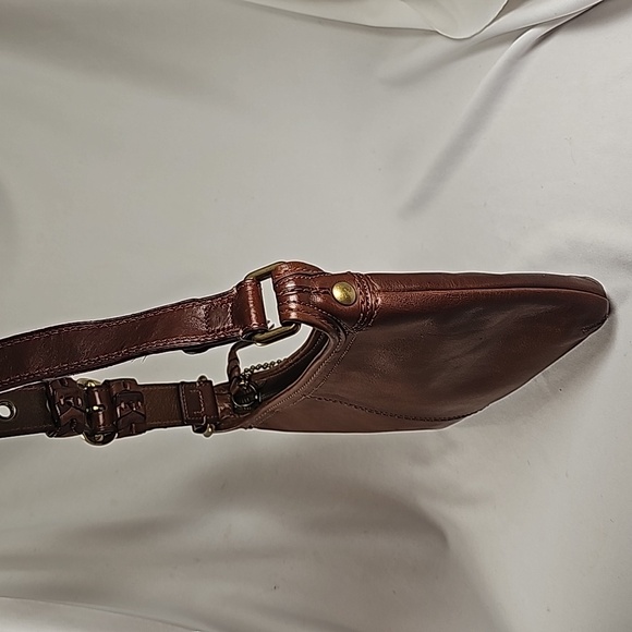 Coach - Vintage Bleeker Tattersall Vachetta Leather Hobo Bag - Picture 5 of 13